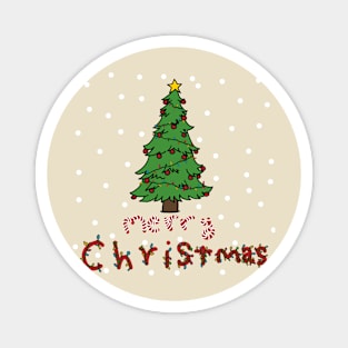 Christmas Tree merry Christmas Magnet